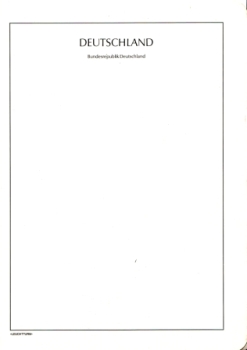 LEUCHTTURM Čisté listy - „Německo - Spolková republika“ s rámečkem